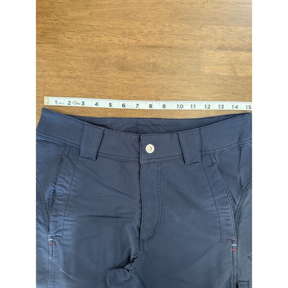 Men’s Ski Hiking Softshell Pants Navy Stretch Outdoor 30x34.5 Lululemon Wet Dry - Picture 10 of 12